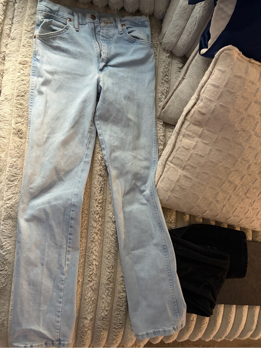 Wrangler Men's Light Blue Bootcut Jeans